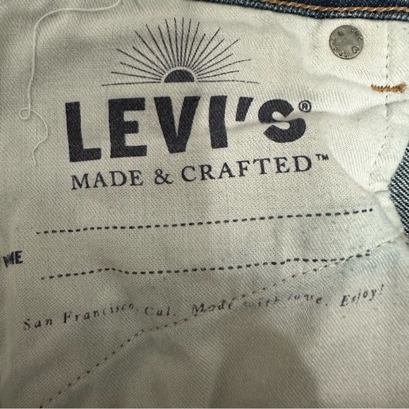 LEVI'S Made Crafted 511 Slim Fit - Ultra Premium Japanese Selvedge Jeans. 30x32 - Picture 12 of 12